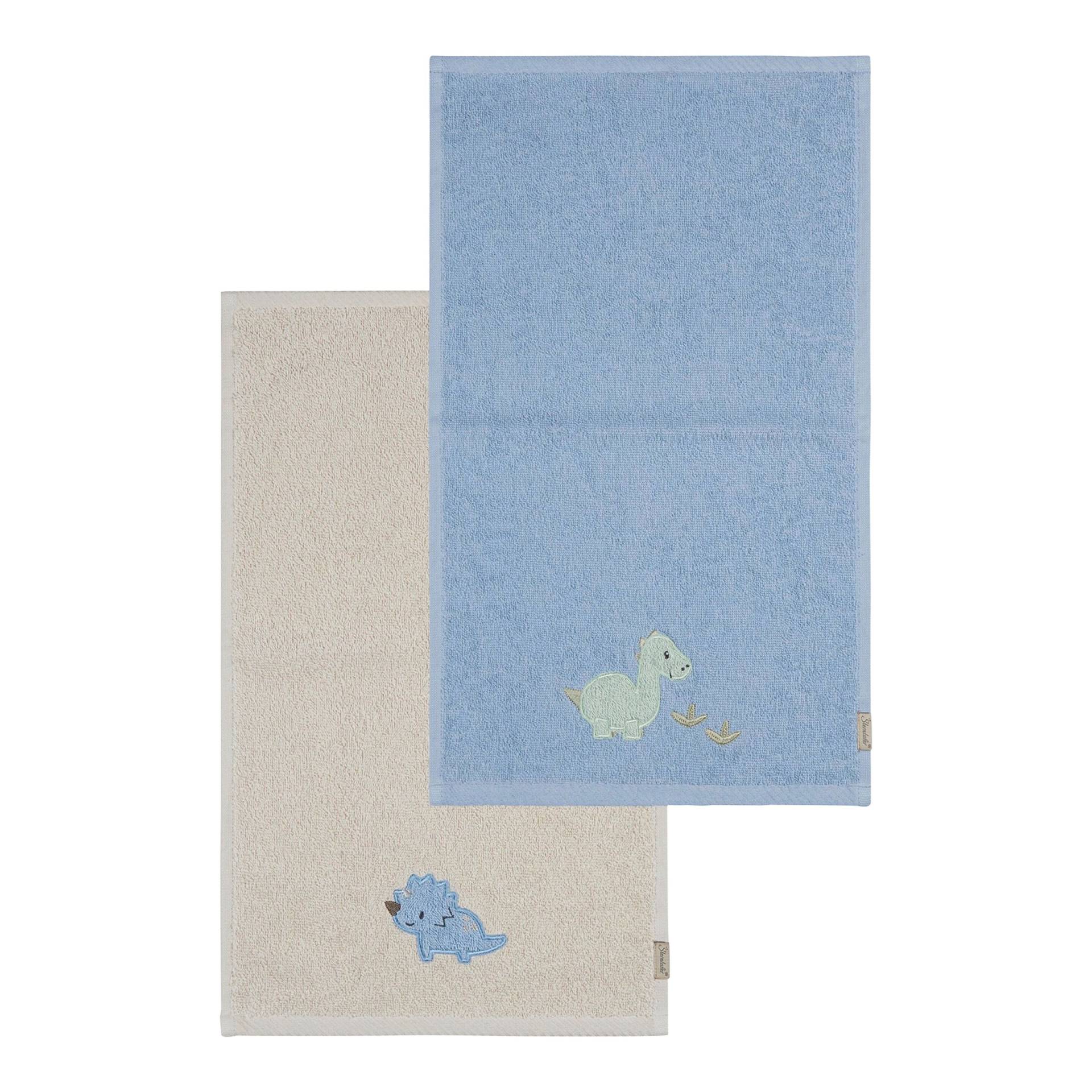 Sterntaler 2er-Pack Kinderhandtücher 50x30 cm blau | beige Sterntaler 2er-Pack Kinderhandtücher 50x30 cm blau | beige von Sterntaler