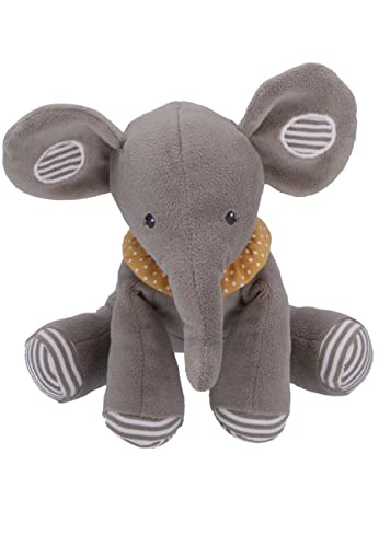 Sterntaler Baby Unisex Kuscheltier Baby Spieltier klein Elefant Eddy - Baby Stofftier, Babyspielzeug, Kuscheltier - grau von Sterntaler