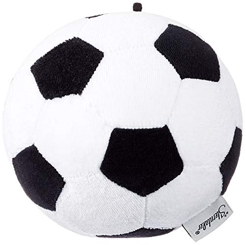 Sterntaler 33010 Ball, Fußball-Design, Alter: Kinder ab 0 Jahren, Schwarz/Weiß, 13 cm von Sterntaler