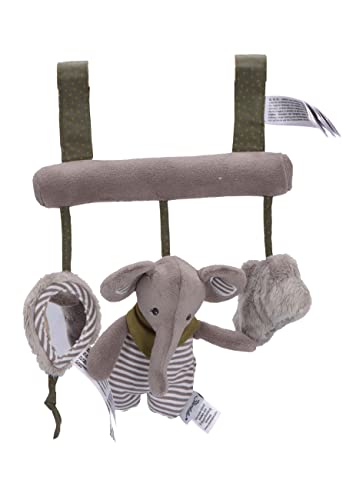 Sterntaler Baby Unisex Spielzeug Aufhängen Spielzeug zum Aufhängen Elefant Eddy - Spielzeug-Hängenetz, Mobile, Kinderwagenkette - grau von Sterntaler