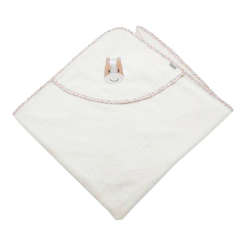 Sterntaler Kapuzenbadetuch 100x100 cm beige von Sterntaler