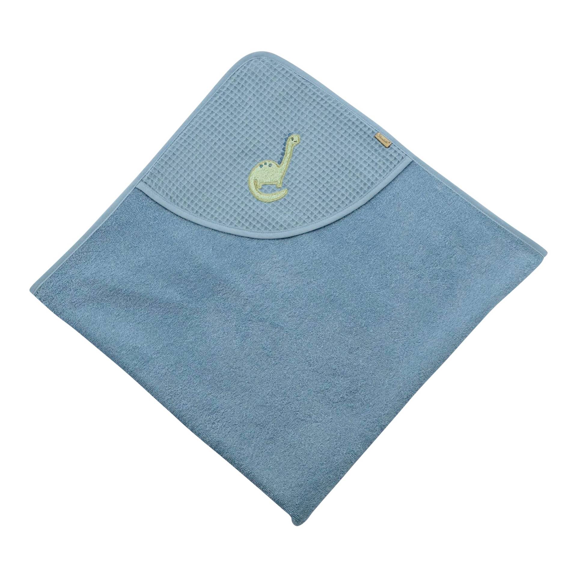Sterntaler Kapuzenbadetuch 100x100 cm blau von Sterntaler