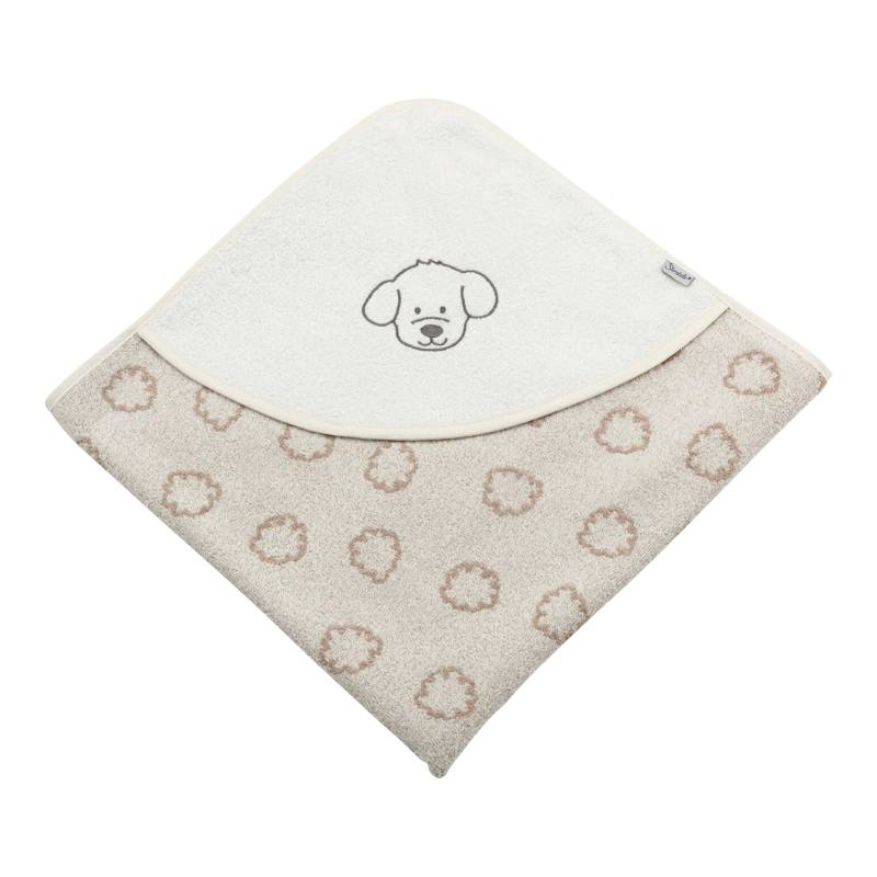 Sterntaler Kapuzenbadetuch 80x80 cm beige von Sterntaler
