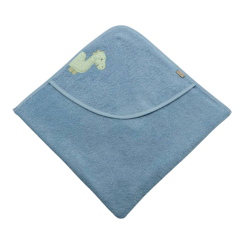 Sterntaler Kapuzenbadetuch 80x80 cm blau von Sterntaler