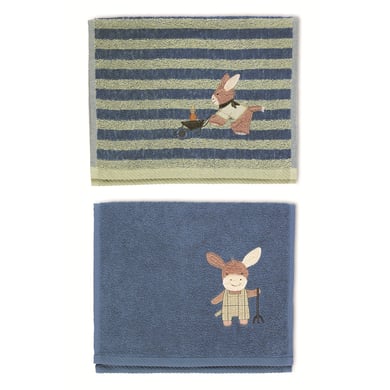 Sterntaler Kinderhandtuch Doppelpack Emmilius mittelblau 50 x 30 cm Sterntaler Kinderhandtuch Doppelpack Emmilius mittelblau 50 x 30 cm von Sterntaler