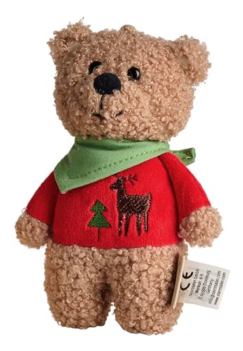 Sterntaler Kuscheltier Bär - kleines Plüschtier für Baby und Kinder aus weichem Boucle Stoff - Spielzeug gefüllt mit Polyesterwatte - Rassel REGT zum Spielen an - Entdecken, Kuscheln & Spielen, braun Sterntaler Kuscheltier Bär - kleines Plüschtier für Baby und Kinder aus weichem Boucle Stoff - Spielzeug gefüllt mit Polyesterwatte - Rassel REGT zum Spielen an - Entdecken, Kuscheln & Spielen, braun von Sterntaler