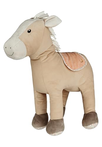 Sterntaler Kuscheltier XL Pferd Sunny - Plüschtier aus weichem Stoff - Kinder und Baby Spielzeug gefüllt mit Polyesterwatte - treuer Begleiter zum Entdecken, Kuscheln & Spielen, lichtbeige von Sterntaler