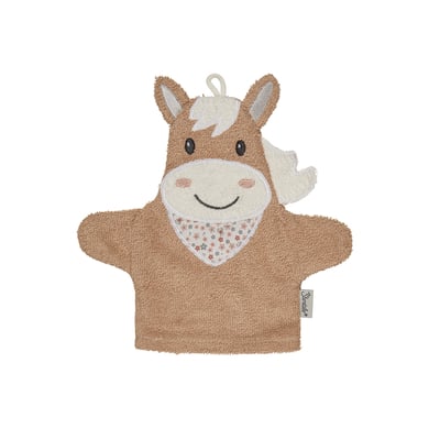 Sterntaler Spiel-und Waschhandschuhe Pferd Sunny lichtbeige von Sterntaler