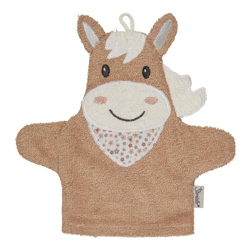 Sterntaler Spiel- Waschhandschuh braun von Sterntaler