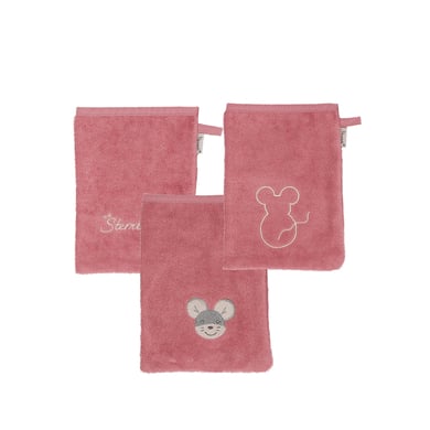 Sterntaler Waschhandschuhe 3er Pack Mabel rosa Sterntaler Waschhandschuhe 3er Pack Mabel rosa von Sterntaler