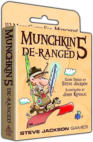 Steve Jackson Games Munchkin 5: DeRanged (Colour) Board Game Ages 10+ 3-6 Players 90 Minutes Playing Time SJG 1450 Multicoloured von Steve Jackson Games