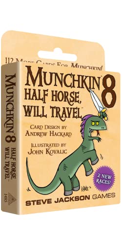 Steve Jackson Games 1485 - Munchkin 8 - Half Horse, Will Travel von Steve Jackson Games