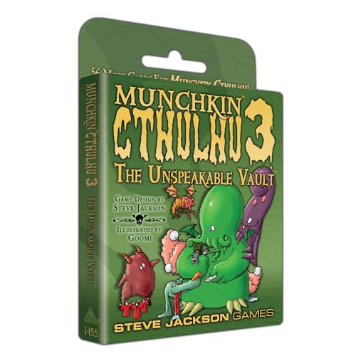 Steve Jackson Games 1455 - Munchkin Cthulhu 3 - Un. Vault (englische Ausgabe) von Steve Jackson Games