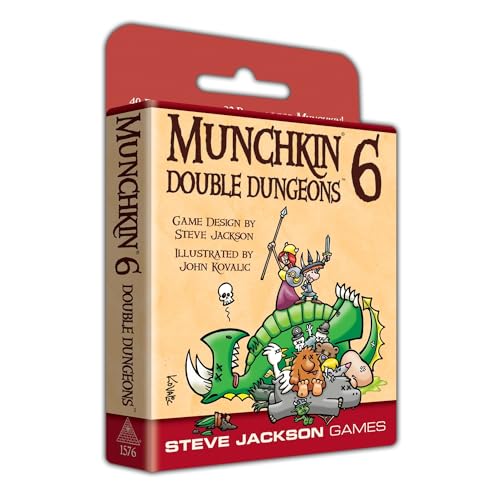 Steve Jackson Games 1576 - Munchkin 6 - Double Dungeons Expanded Edition (englische Ausgabe) von Steve Jackson Games