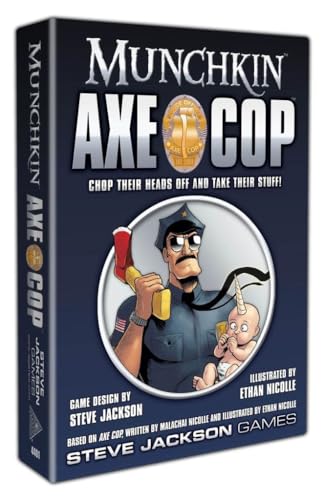 Steve Jackson Games 4401 - Munchkin Axe Cop (englische Ausgabe) von Steve Jackson Games