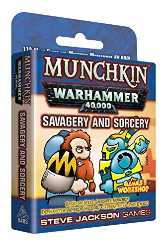 Steve Jackson Games 4483 - Munchkin Warhammer 40k: Savagery & Sorcery von Steve Jackson Games