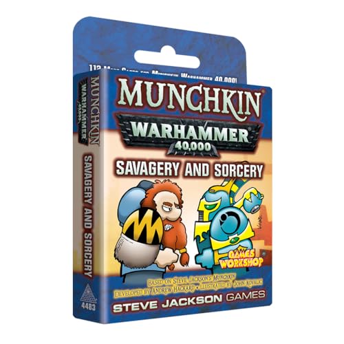 Steve Jackson Games 4483 - Munchkin Warhammer 40k: Savagery & Sorcery von Steve Jackson Games