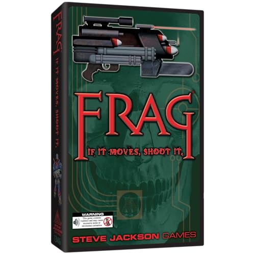 Steve Jackson Games | Frag: The Ultimate First-Person Shooter Party Board Game | Fast-Paced Tabletop Fun for 2 to 6 Players | Perfect for Gamers Ages 14 and Up | English Steve Jackson Games | Frag: The Ultimate First-Person Shooter Party Board Game | Fast-Paced Tabletop Fun for 2 to 6 Players | Perfect for Gamers Ages 14 and Up | English von Steve Jackson Games