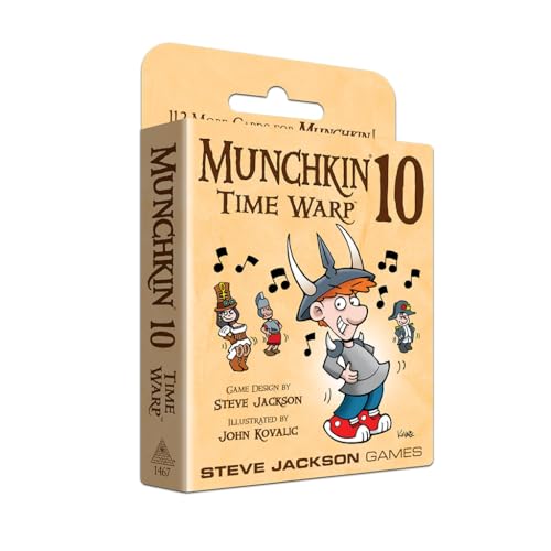 Steve Jackson Games | Munchkin 10: Time Warp | Expansion with 112 New Cards for The Hilarious Fast-Paced Card Game Munchkin | Ages 10 and Up | English Steve Jackson Games | Munchkin 10: Time Warp | Expansion with 112 New Cards for The Hilarious Fast-Paced Card Game Munchkin | Ages 10 and Up | English von Steve Jackson Games