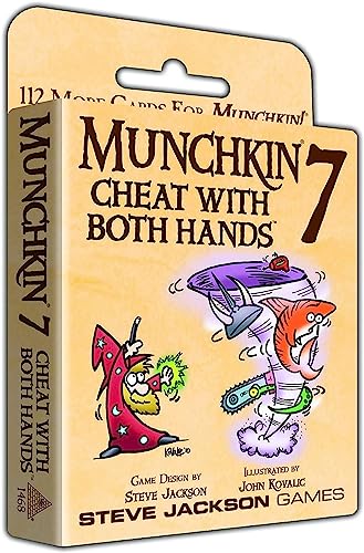 Steve Jackson Games | Munchkin 7: Cheat with Both Hands | The Hilarious Card Expansion Game for 3 to 6 Players | Ages 10 and Up | English von Steve Jackson Games