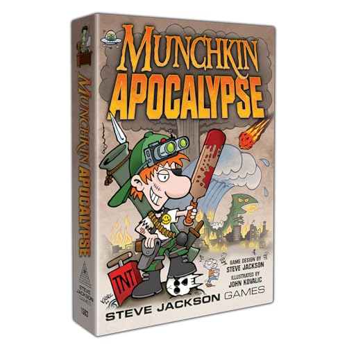 Steve Jackson Games | Munchkin Apocalypse | The Hilarious Fast-Paced Card Game with an End-of-The-World Twist for 3 to 6 Players | Ages 10 and Up | English Steve Jackson Games | Munchkin Apocalypse | The Hilarious Fast-Paced Card Game with an End-of-The-World Twist for 3 to 6 Players | Ages 10 and Up | English von Steve Jackson Games