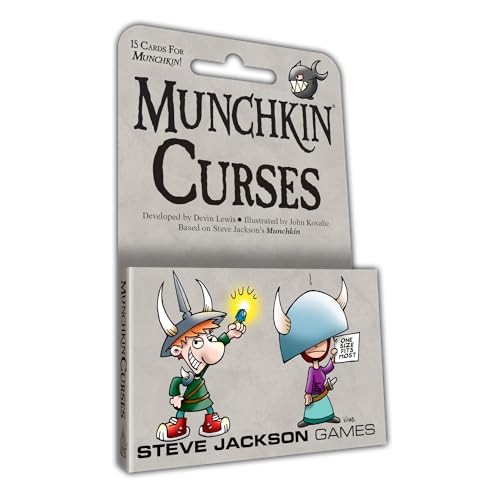 Steve Jackson Games | Munchkin Curses Tuckbox | Fast-Paced Card Game Expansion for 3 to 6 Players | Ages 10 and Up | English Steve Jackson Games | Munchkin Curses Tuckbox | Fast-Paced Card Game Expansion for 3 to 6 Players | Ages 10 and Up | English von Steve Jackson Games