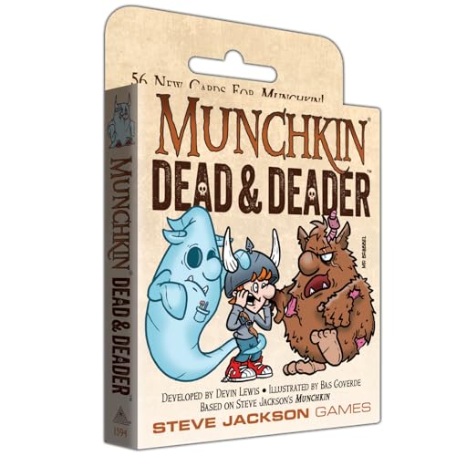 Steve Jackson Games | Munchkin Dead & Deader | Fast-Paced Card Game Expansion for 3 to 6 Players | Ages 10 and Up | English von Steve Jackson Games