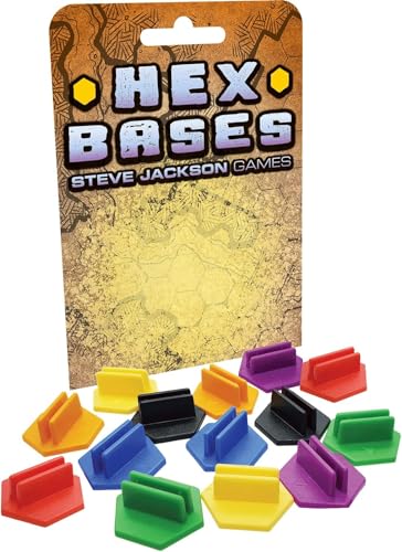 Steve Jackson Games SJG04954 - Hex Bases (14) von Steve Jackson Games