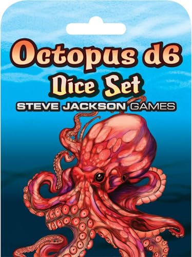 Steve Jackson Games SJG05996 - Octopus D6 Dice Set (6) von Steve Jackson Games