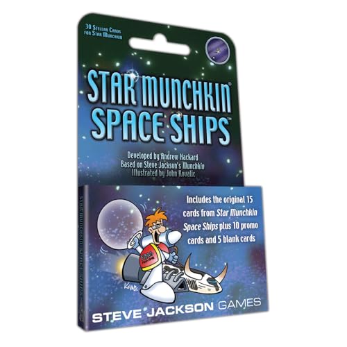 Steve Jackson Games | Star Munchkin Space Ships | The Hilarious Fast-Paced Expansion for Star Munchkin | Ages 10 and Up | English Steve Jackson Games | Star Munchkin Space Ships | The Hilarious Fast-Paced Expansion for Star Munchkin | Ages 10 and Up | English von Steve Jackson Games