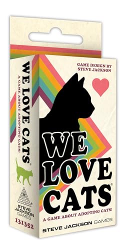 Steve Jackson Games | We Love Cats | The Purr-FECT Fast-Paced Card Game for 2 to 5 Players | Ages 10 and Up | English Steve Jackson Games | We Love Cats | The Purr-FECT Fast-Paced Card Game for 2 to 5 Players | Ages 10 and Up | English von Steve Jackson Games