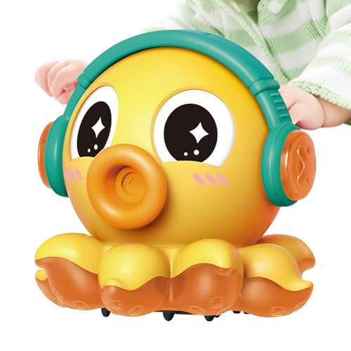 Krabbelnder Oktopus Spielzeug - Tintenfisch Spielzeug Für Kinder - Cartoon Musik Licht Tier Nebel Luftbefeuchter,Für Mädchen Schlafzeit Kinderzimmer Nachttisch von Stibtmr
