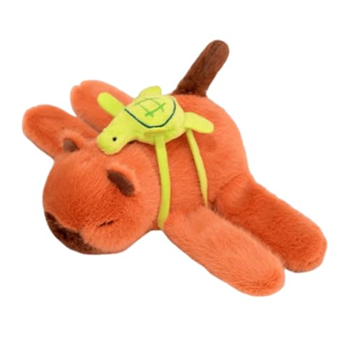 Stibtmr 15cm Capybara Slap Armband Capybara Kuscheltier Schnapparmband Capybara Armband Plüsch Cartoon Stofftier Armbänder Dekorative Zum Geburtstag Kinder von Stibtmr