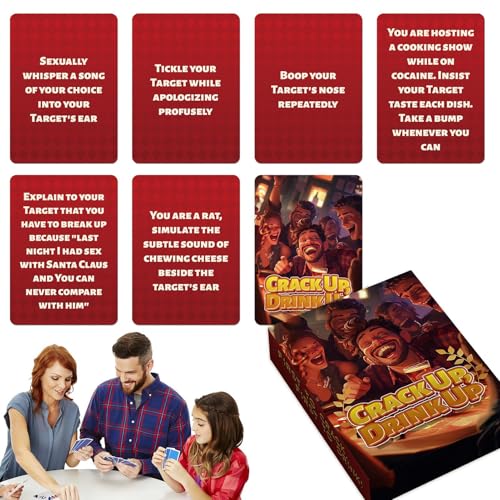 Stibtmr Trinkspiele Für Erwachsene,Party Trinkspiel - Witziges Schnelles Gruppenspiel Für Partys Camping Unterwegs Mit Freunden Familie von Stibtmr
