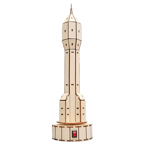 Wissenschaftliche Modellkits für Kinder, Wissenschaftsexperiment -Kit,Holz Satellitenmodellhersteller Set - Handhandwerk Baubaugruppe Projekt Toys Kits für Kinder Kleinkind Teenager Girl Boy von Stibtmr
