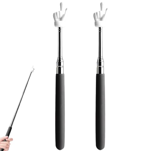 Fingerzeiger Stick 2pcs 7-22 Zoll Teleskop aus rostfreiem Stahllehrer Zeiger mit rutschfestem Griff glatt 4 Sektionsstock zum Unterrichten, Schule, Besprechungsraum Fingerzeiger Stick 2pcs 7-22 Zoll Teleskop aus rostfreiem Stahllehrer Zeiger mit rutschfestem Griff glatt 4 Sektionsstock zum Unterrichten, Schule, Besprechungsraum von Stibzeup