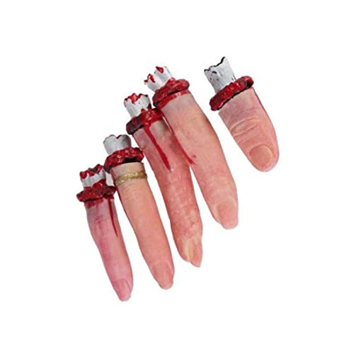 Stibzeup 5 PCs gruselige blutige, abgetrennte Hacked Fingers Chop Halloween Party Dekorationen Requisiten Stibzeup 5 PCs gruselige blutige, abgetrennte Hacked Fingers Chop Halloween Party Dekorationen Requisiten von Stibzeup