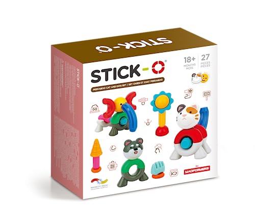 Stick-O Peekaboo Katzen- und Hunde-Set, mehrfarbig, ab 18 Monaten von Stick-O