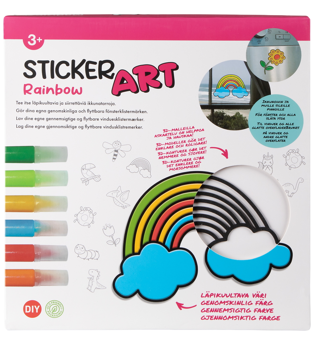 Sticker Art Kreatives Spielset - Rainbow - Sticker Art - One Size - Kreatives Spielset Sticker Art Kreatives Spielset - Rainbow - Sticker Art - One Size - Kreatives Spielset von Sticker Art