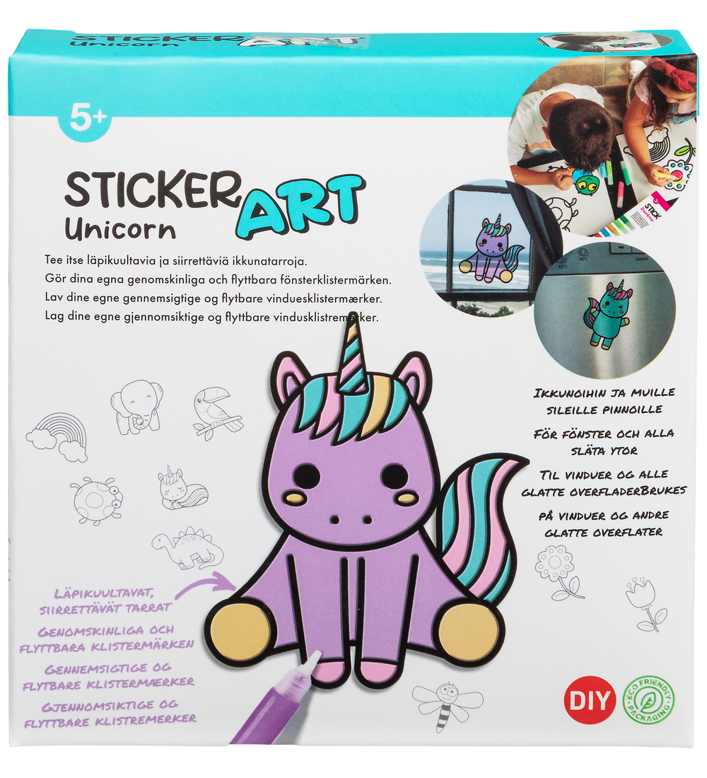 Sticker Art Kreatives Spielset - Unicorn - Sticker Art - One Size - Kreatives Spielset Sticker Art Kreatives Spielset - Unicorn - Sticker Art - One Size - Kreatives Spielset von Sticker Art