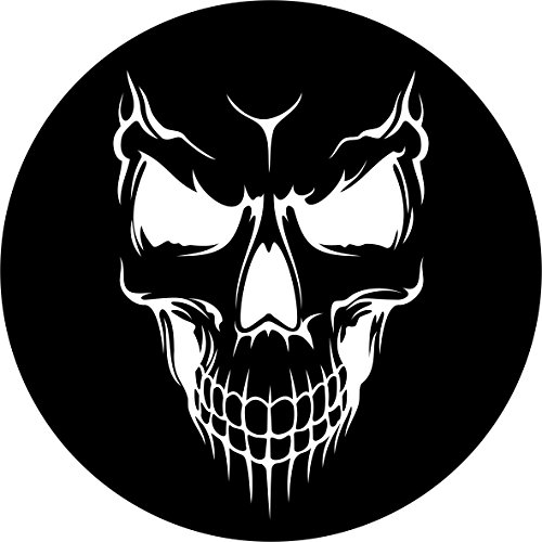 Sticker Design Shop Mauspad Mausepad Rund Bedruckt mit Totenkopf Skull Schädel Neu von Sticker Design Shop