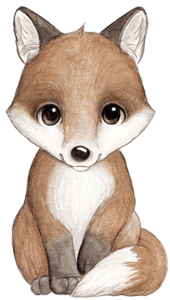 Stickstay Flurry The Fox Wandsticker Stickstay Flurry The Fox Wandsticker von Stickstay