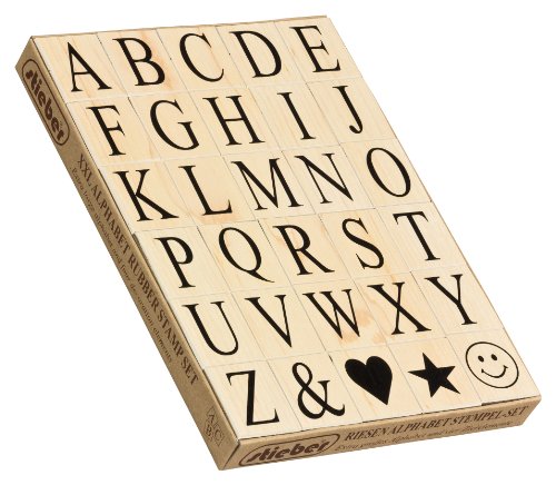 stieber Riesen Alphabet-Stempelset von stieber