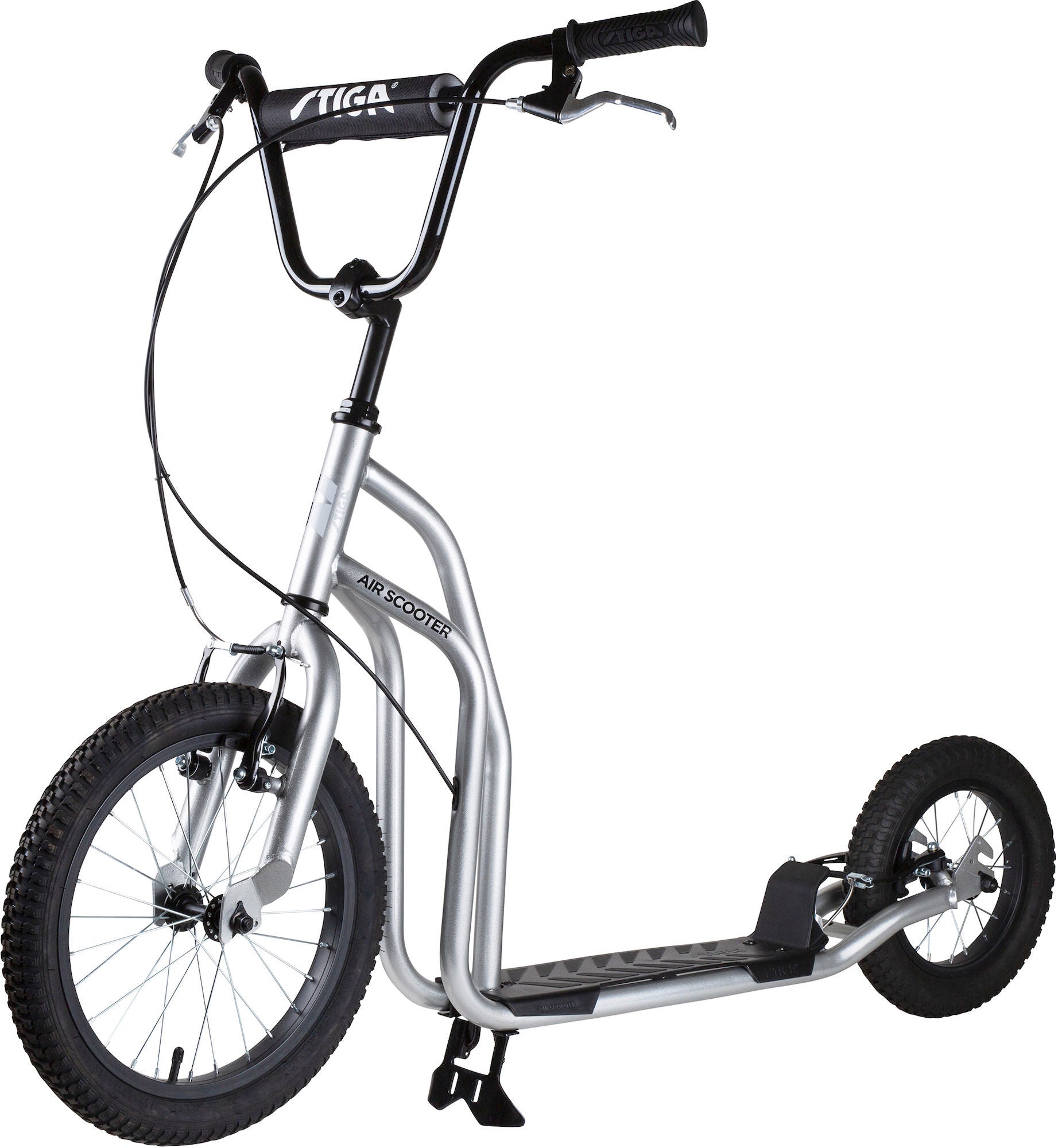 STIGA Air Scooter Tretroller 16 Zoll, Silber von STIGA