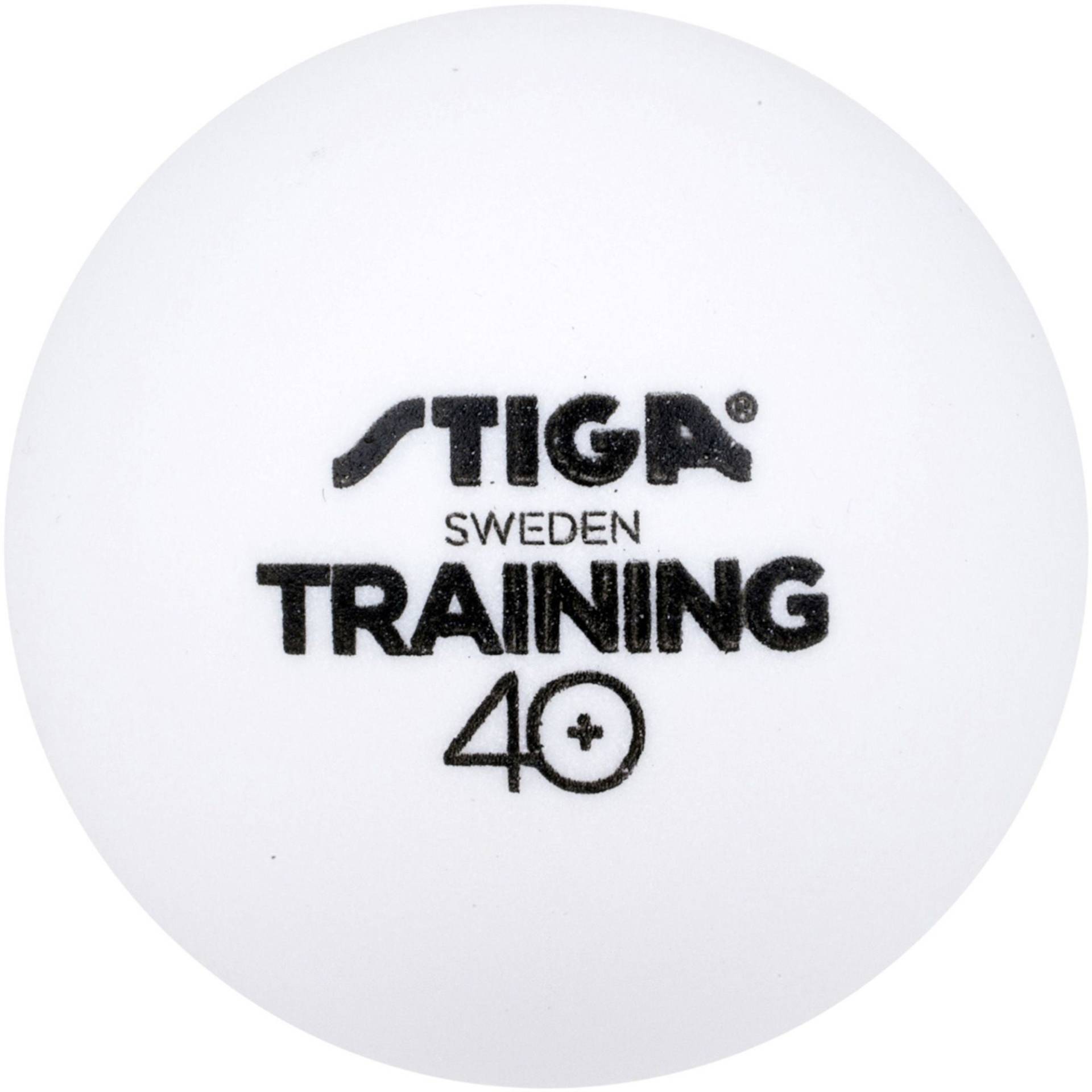 STIGA Tischtennisball Training ABS 6er-Pack, Weiß von STIGA