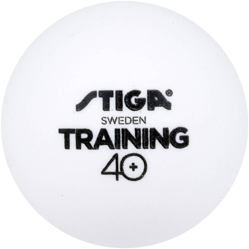 STIGA Tischtennisball Training ABS 6er-Pack, Weiß von STIGA