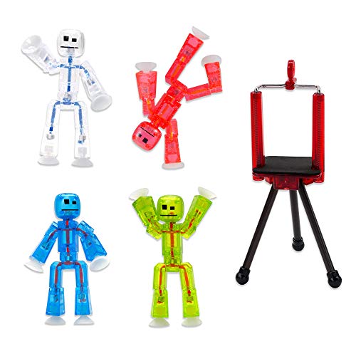 StikBot Zing, Set mit 4 beweglichen Actionfiguren und Handy-Stativ StikBot Zing, Set mit 4 beweglichen Actionfiguren und Handy-Stativ von StikBot