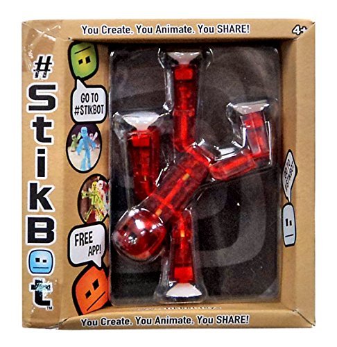 Stikbot, Stikbot Figure Red, 3 Inches by Zing Stikbot, Stikbot Figure Red, 3 Inches by Zing von Zing