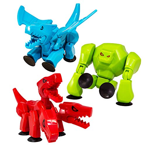 Zing Stikbot Mega Monsters 3er Pack, komplettes Set mit 3 Stikbot beweglichen Monster-Actionfiguren, Cerberus, Gigantus und Scorch Zing Stikbot Mega Monsters 3er Pack, komplettes Set mit 3 Stikbot beweglichen Monster-Actionfiguren, Cerberus, Gigantus und Scorch von StikBot