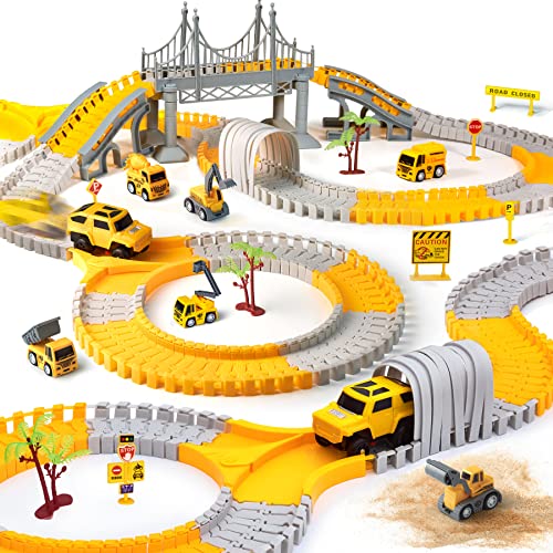 Autorennbahn für Kinder Mit 2 Elektroauto,Autorennbahn Rennbahn 6 Cars Bagger Spielzeug, Flexible Car Track Spielzeugautos Set Für 3 4 5 6 7 Jahre altes Kind Kinder Jungen Mädchen Autorennbahn für Kinder Mit 2 Elektroauto,Autorennbahn Rennbahn 6 Cars Bagger Spielzeug, Flexible Car Track Spielzeugautos Set Für 3 4 5 6 7 Jahre altes Kind Kinder Jungen Mädchen von Stimmungs